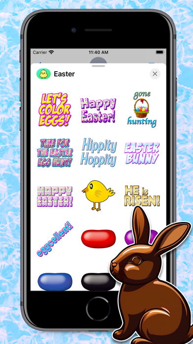 Screenshot #2 pour Easter Fun Stickers