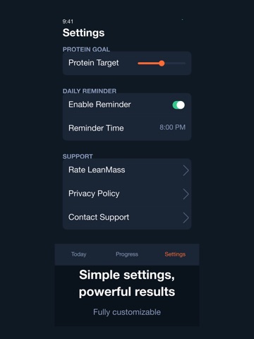LeanMass: GLP-1 Muscle Tracker iPad screenshot