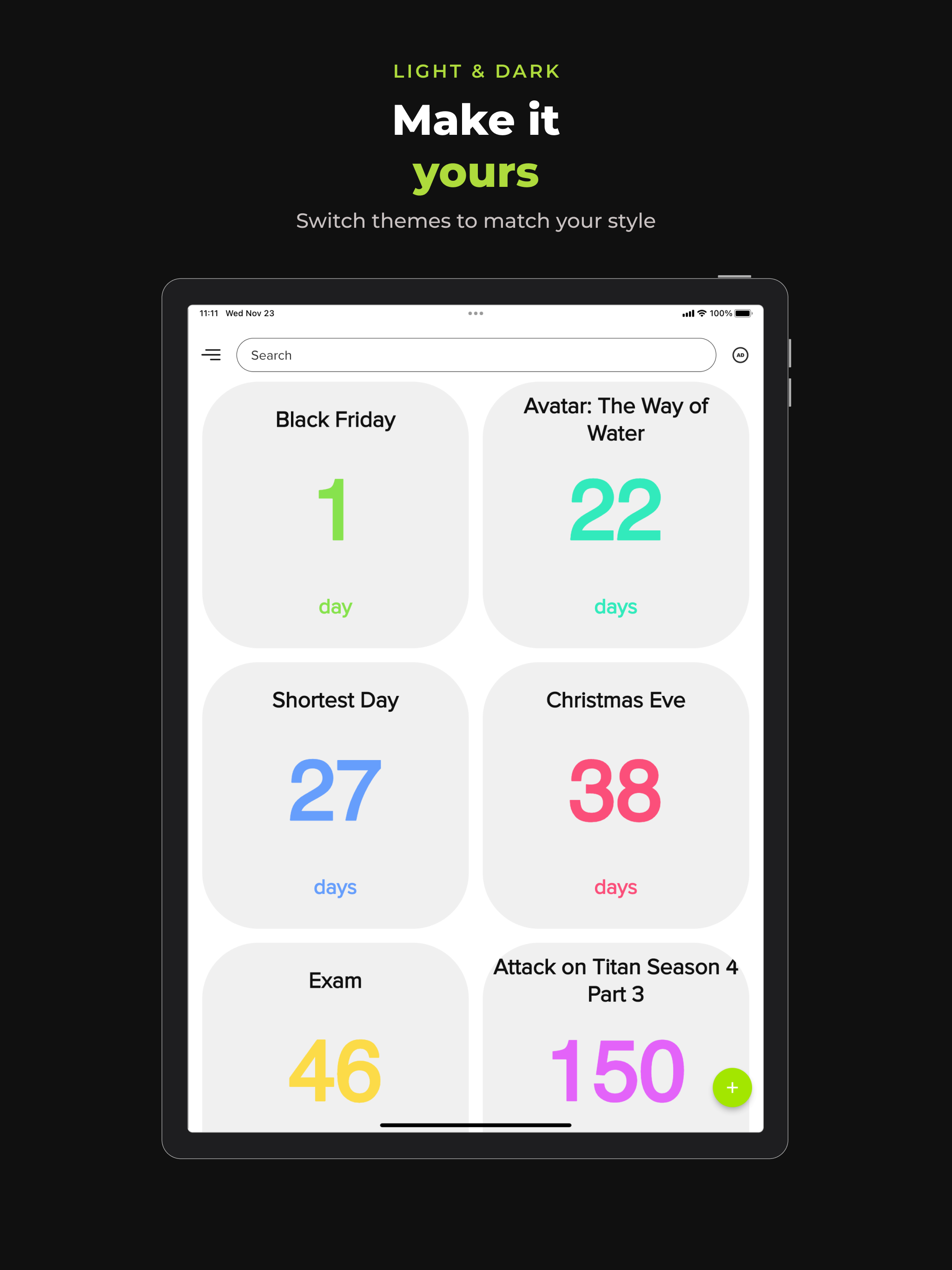 Countdown: Event Timer & Days screenshot 10