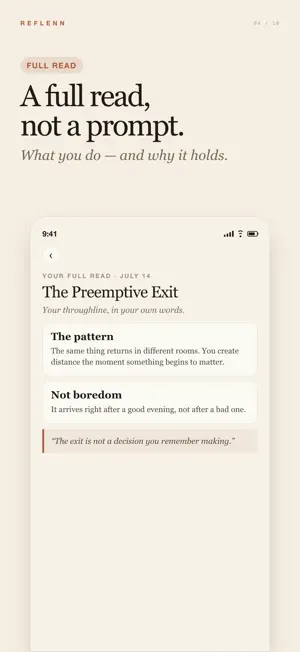 Reflenn: Shadow Work Patterns screenshot 4