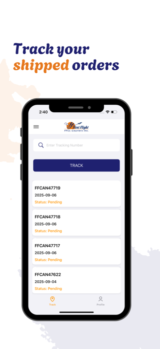 First Flight Couriers Inc. Screenshot 3 of 5