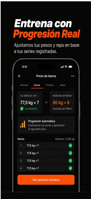 PBest – Progresión en el Gym screenshot 1