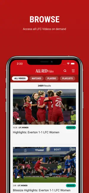 ALL RED Video Official App screenshot 4