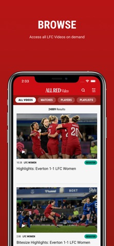 ALL RED Video Official App screenshot