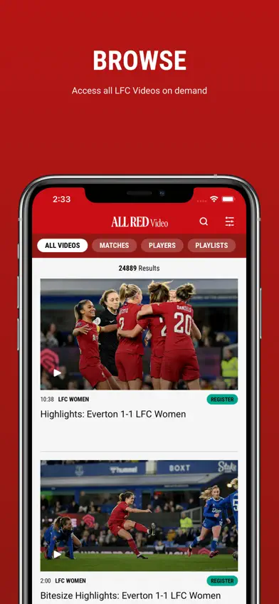 ALL RED Video Official App screenshot 4