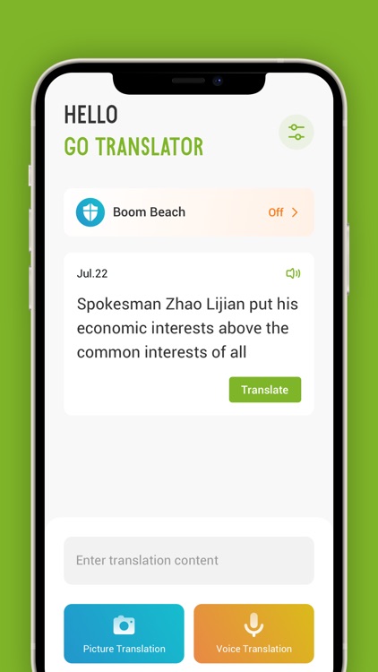 Go Translator - Voice & OCR