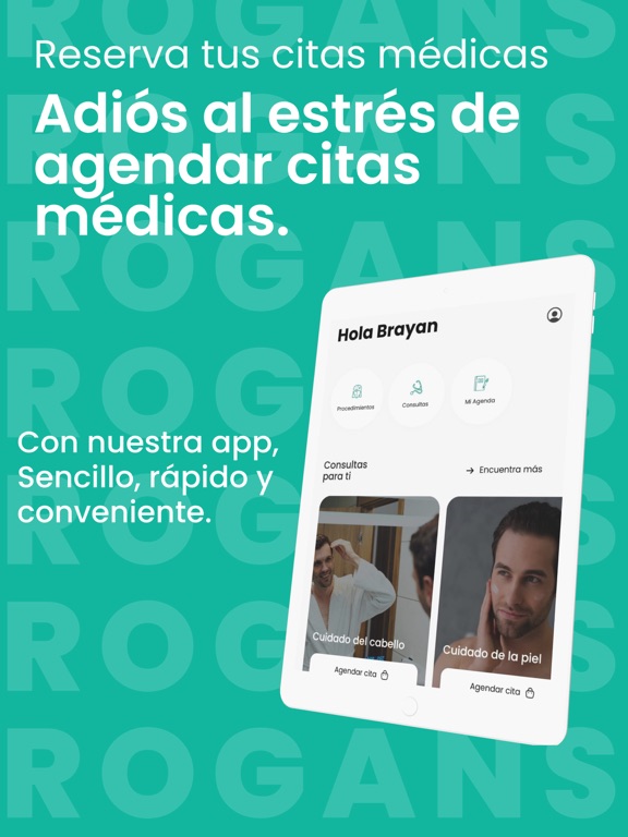 Rogans App iPad screenshot 1 - Medical app