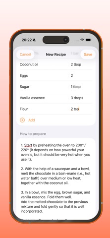 Easy Meal App screenshot
