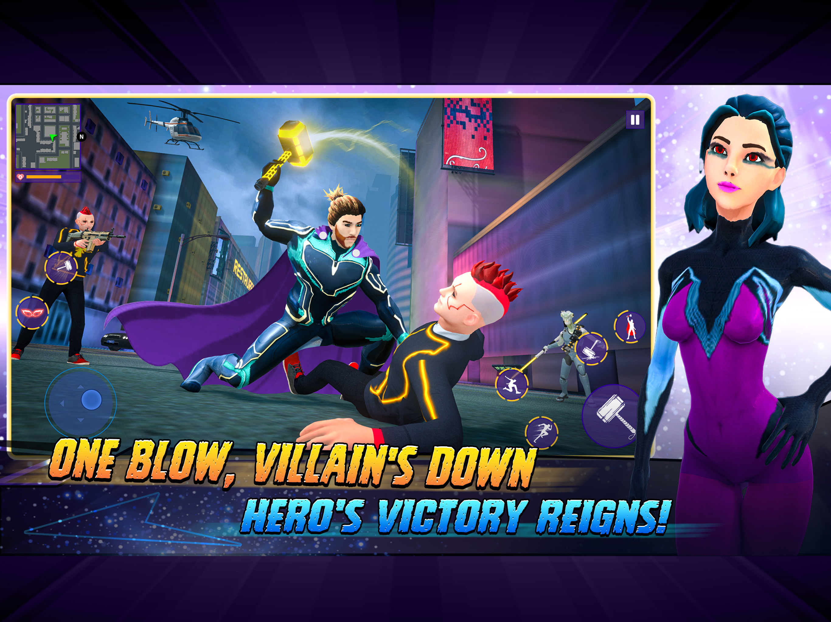 Epic Superhero injustice brawl