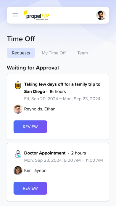 Propel HR Screenshot