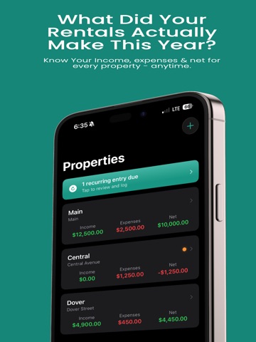 Rental Log: Expense Tracker