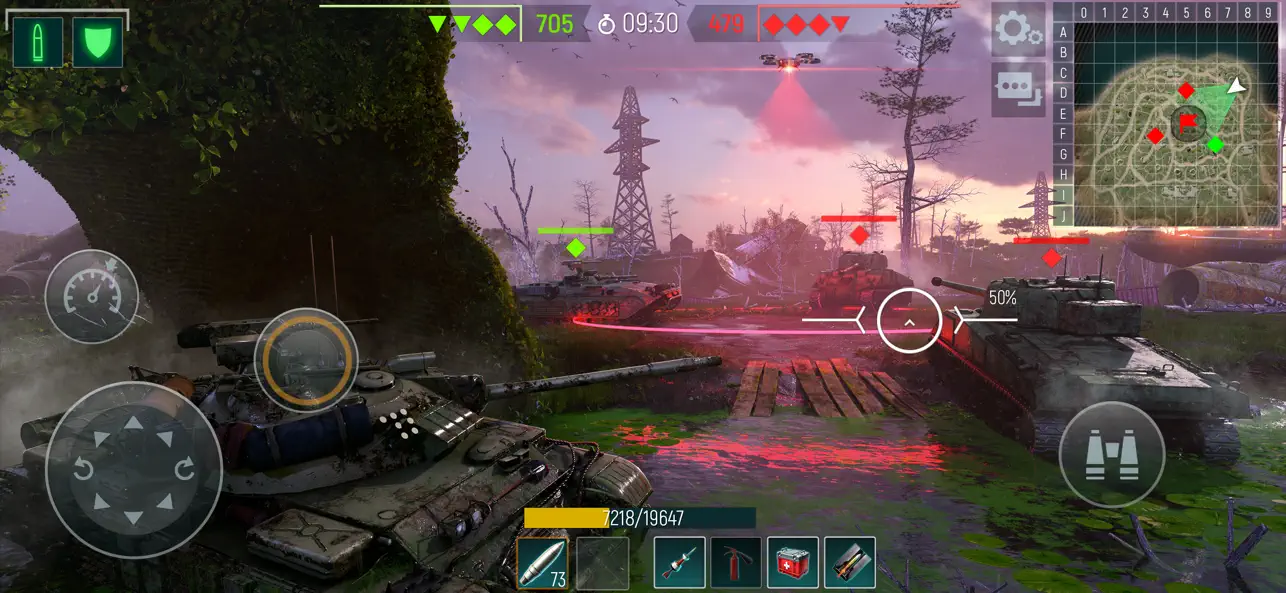 Screenshot #3 pour Tank Force: Jeux De Chars 3D