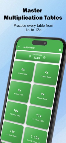 Level Up Math Quizzes: Gr 1-8 iPhone screenshot