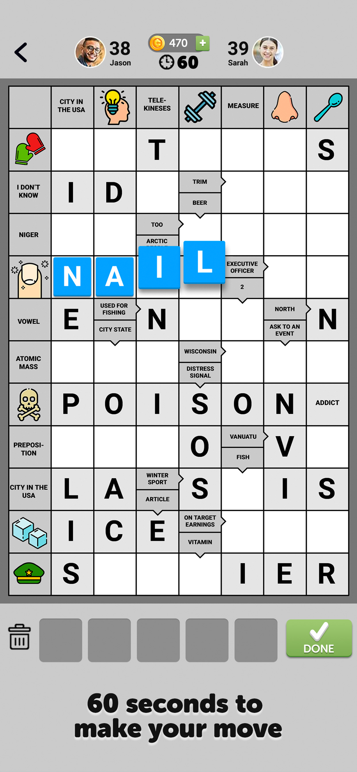 Wordgrams - Crossword & Puzzle