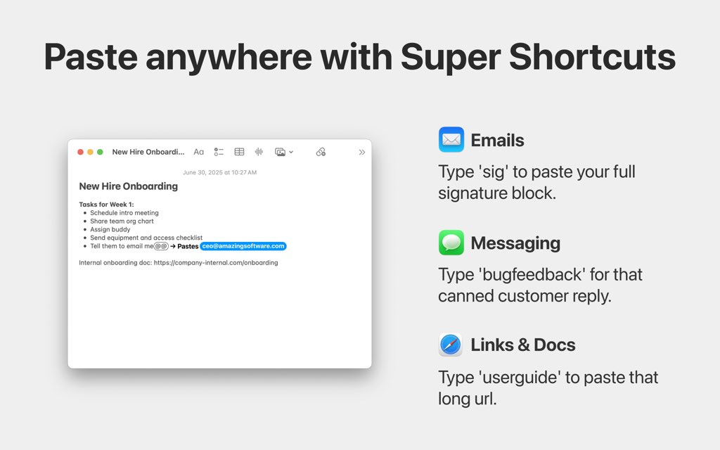 super shortcut