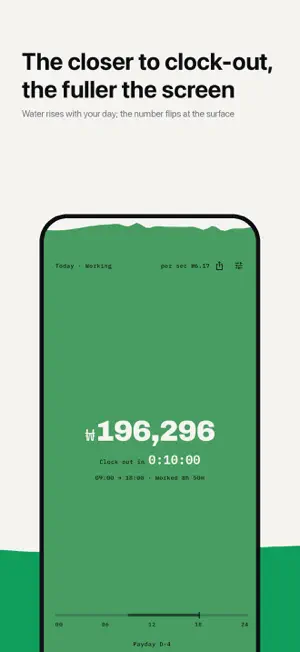 Wage Ticker - Salary Counter screenshot 2
