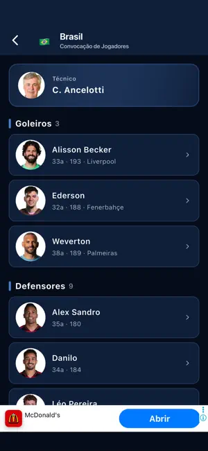 Copa 2026: Ao Vivo e Simulador iPhone screenshot 5