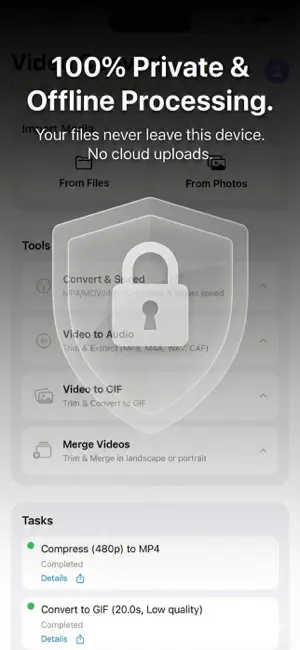 Offline Video Converter & Tool screenshot 1