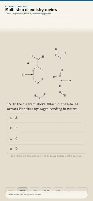 AP Chemistry Realistic Test screenshot 2