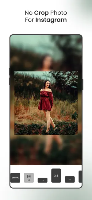 No Crop - Square Fit Photo screenshot 1
