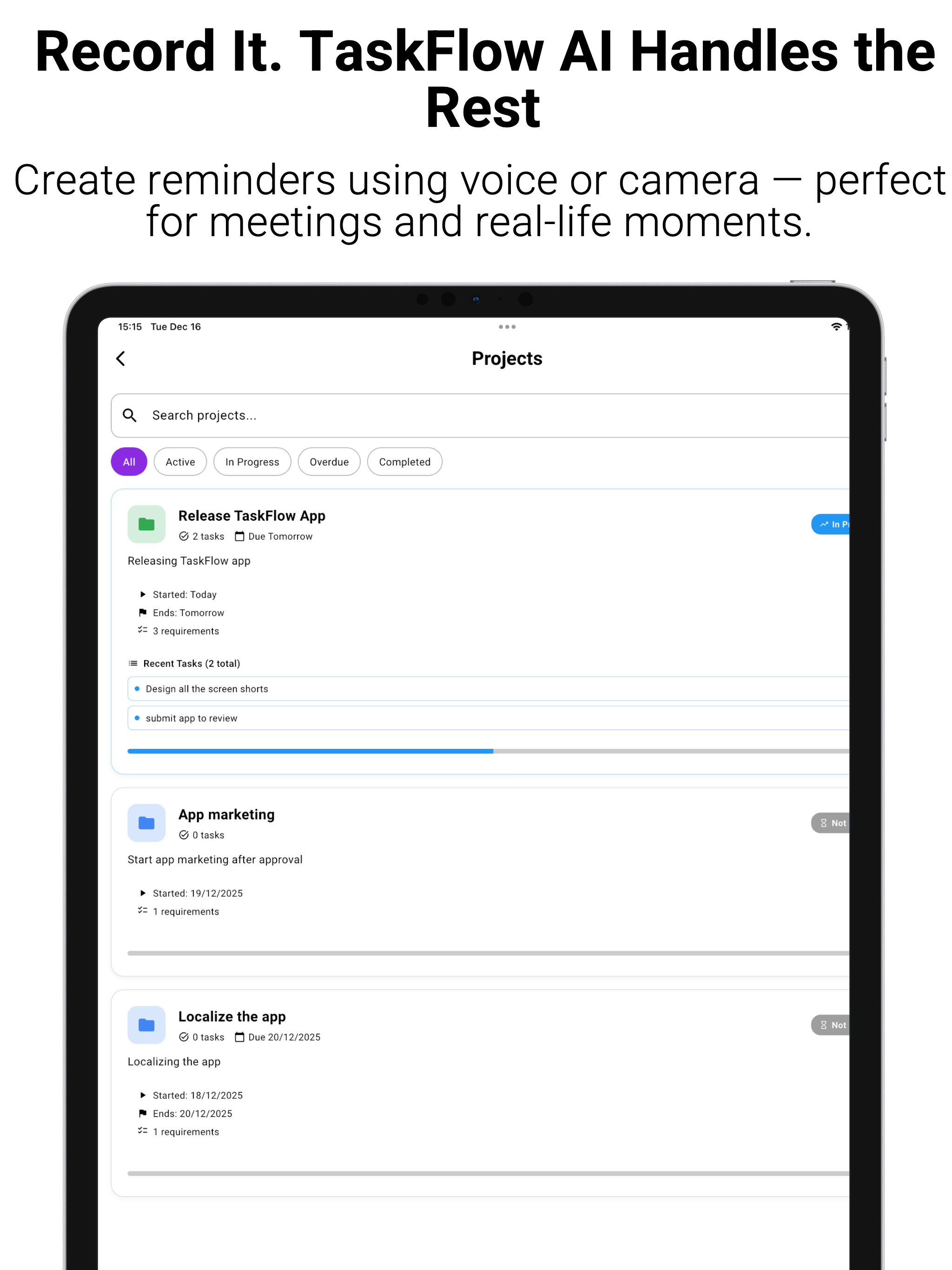 AI TaskFlow: Task Organizer