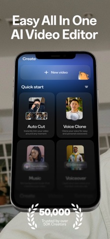 PromoCut: AI Video Editor app screenshot