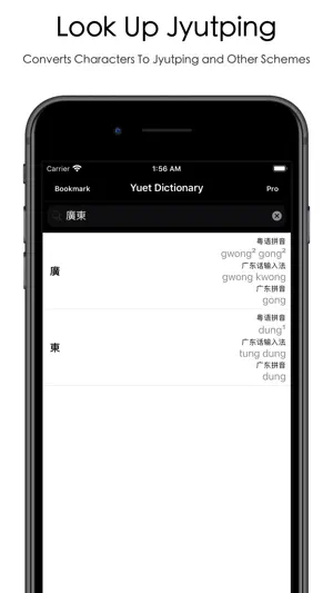 Cantonese/Yuet Dictionary Pro screenshot 1