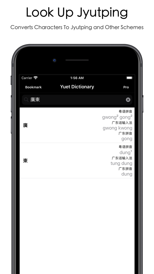 #1. Cantonese/Yuet Dictionary Pro (iOS) By: Chun Kai Lau