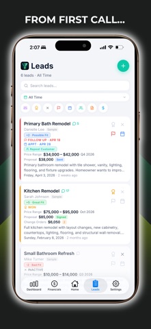 Lead Score CRM+ iPhone screenshot