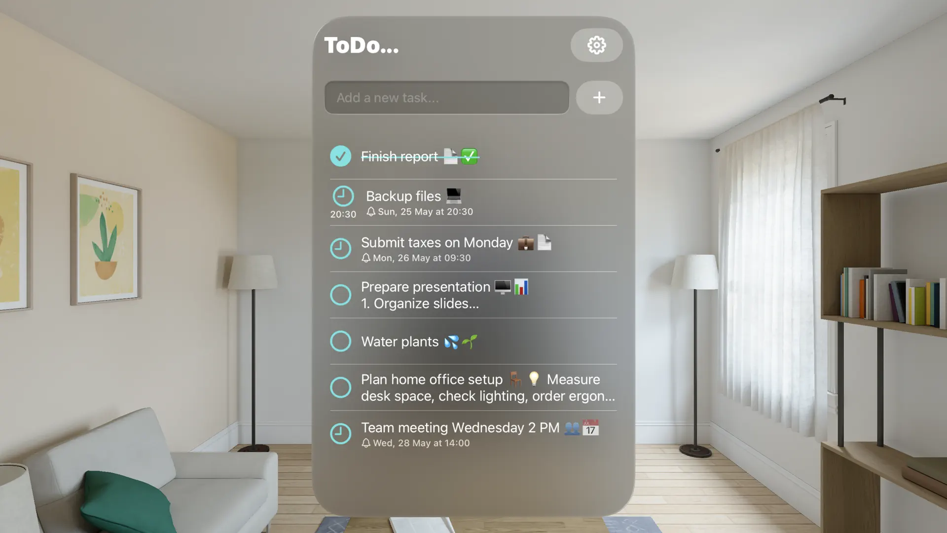 SyncTaskBar screenshot