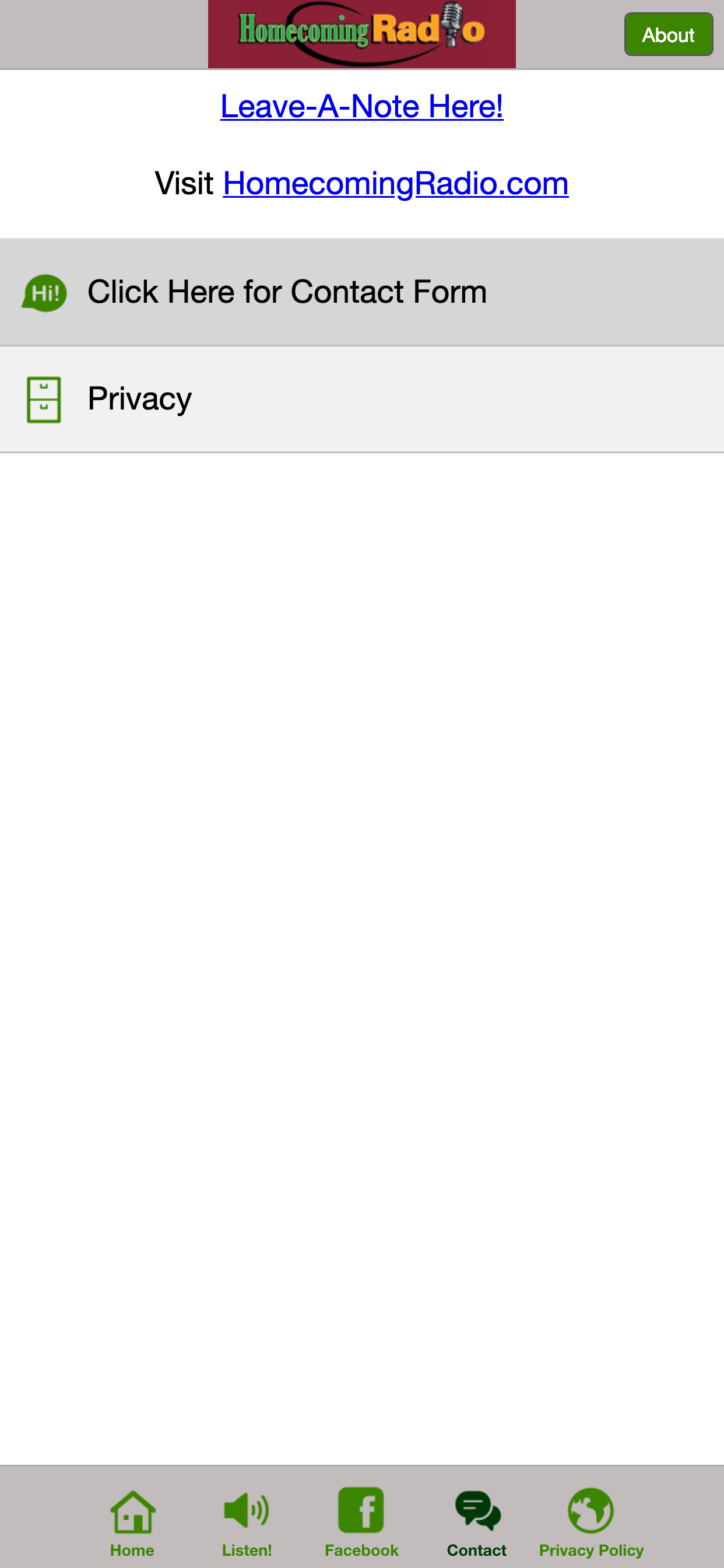 Gaither Homecoming Radio screenshot 3