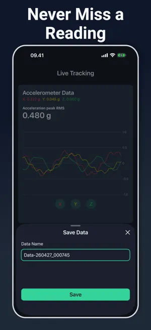 Accelerometer screenshot 2