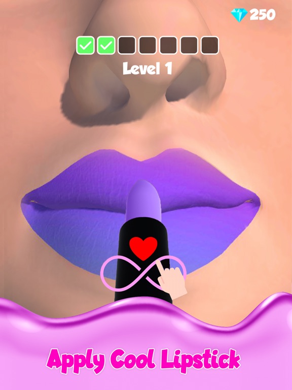 Lipstick Makeup Game iPad screenshot 5 - Games app