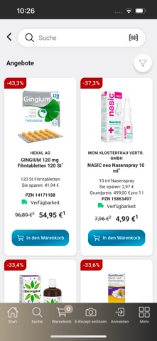 Onlineapotheke Süssmann screenshot