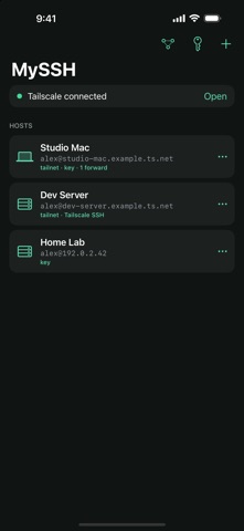 MySSH Screenshot 1 of 4