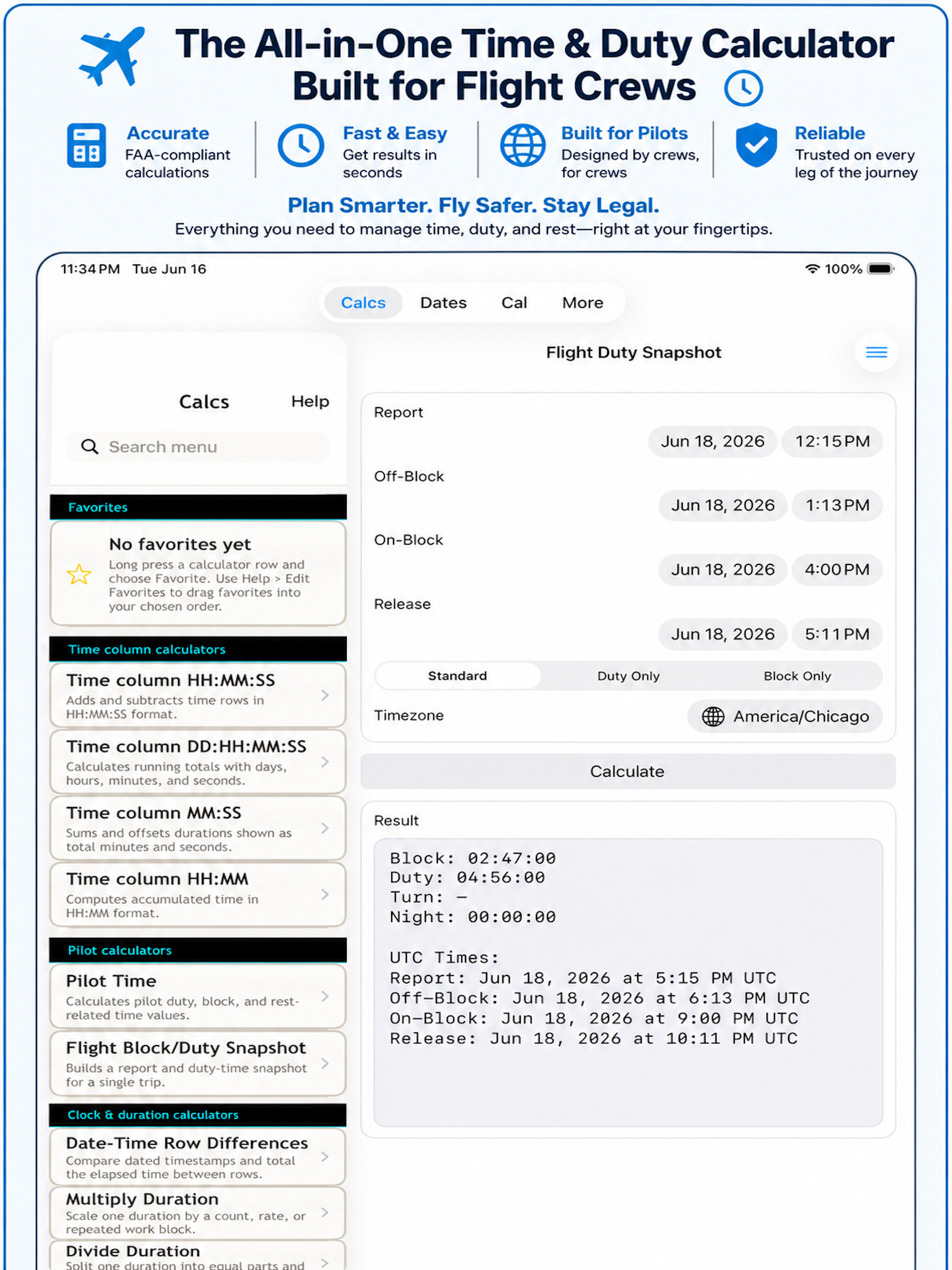 Time & Date Calculator ++
