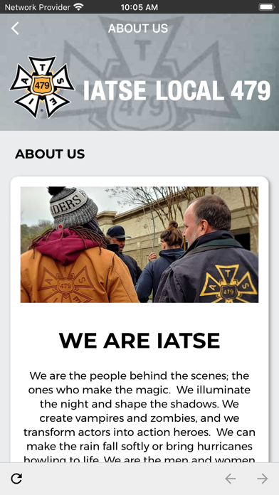 IATSE 479 Screenshot