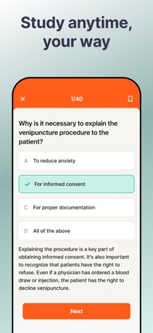 phlebotomy screenshot