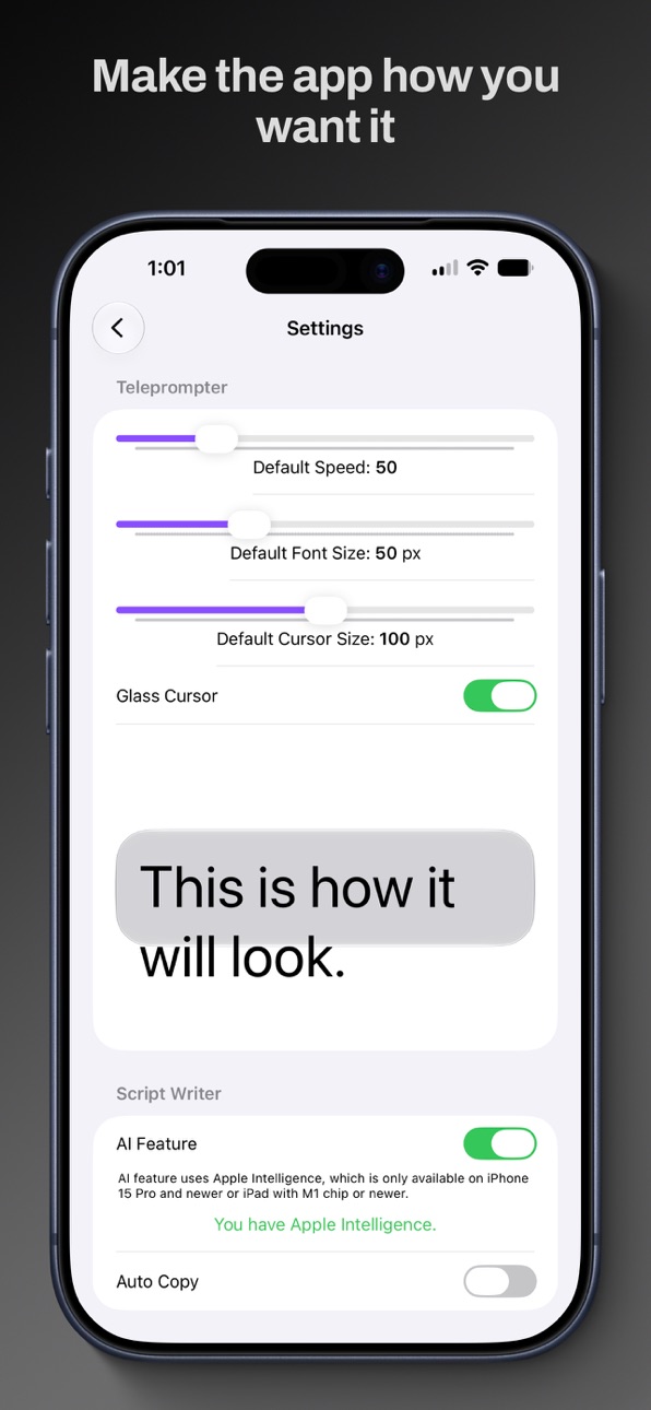 iPhone screenshot