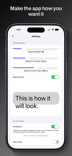 Studio: Teleprompter screenshot 4