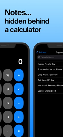 CalcPlus - Hidden Notes Screenshot 1 of 5
