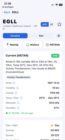 飞行员天气 screenshot