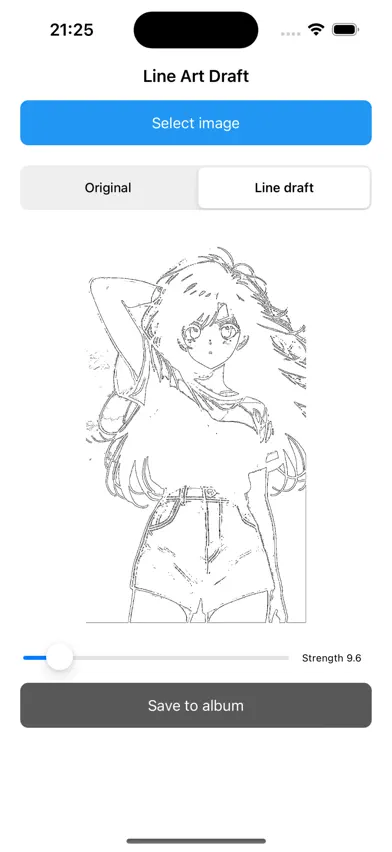 Line Art Draft - Line from Pic screenshot 3