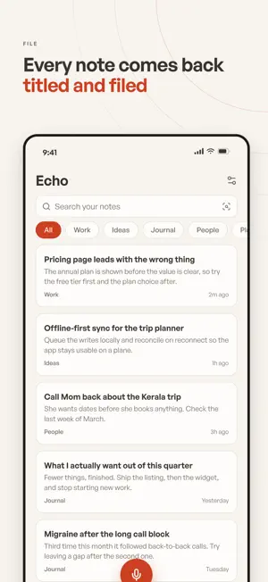 Echo: AI Voice Notes & Journal screenshot 2