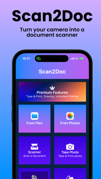 Scan2Doc - Photo to Document Screenshot