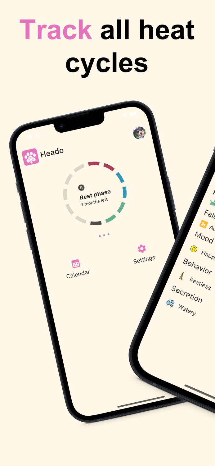 Heado Dog Heat Calendar