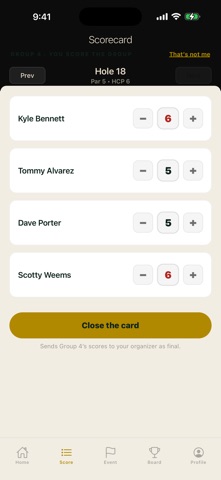MatchRoom Golf Screenshot 6 of 10