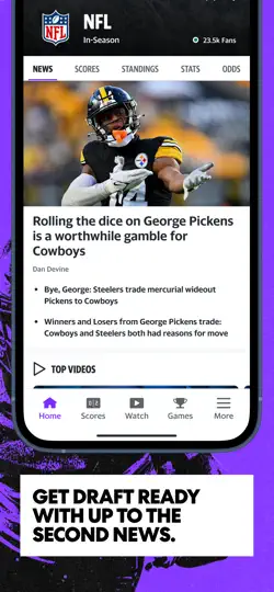 Capture d'écran de Yahoo Sports: Scores And News sur iPhone 6