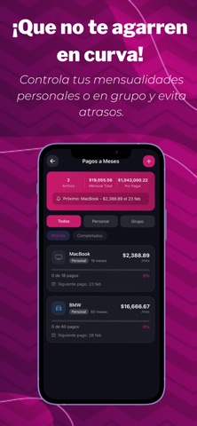 CoperachApp - Gastos y Cuentas iPhone screenshot