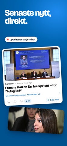 Sverige Tidningar - Rubriker iPhone screenshot